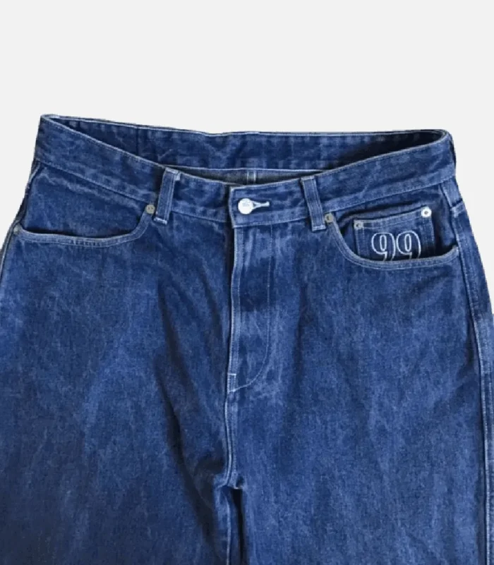 99 Based Logo Jeans Vintage Blue