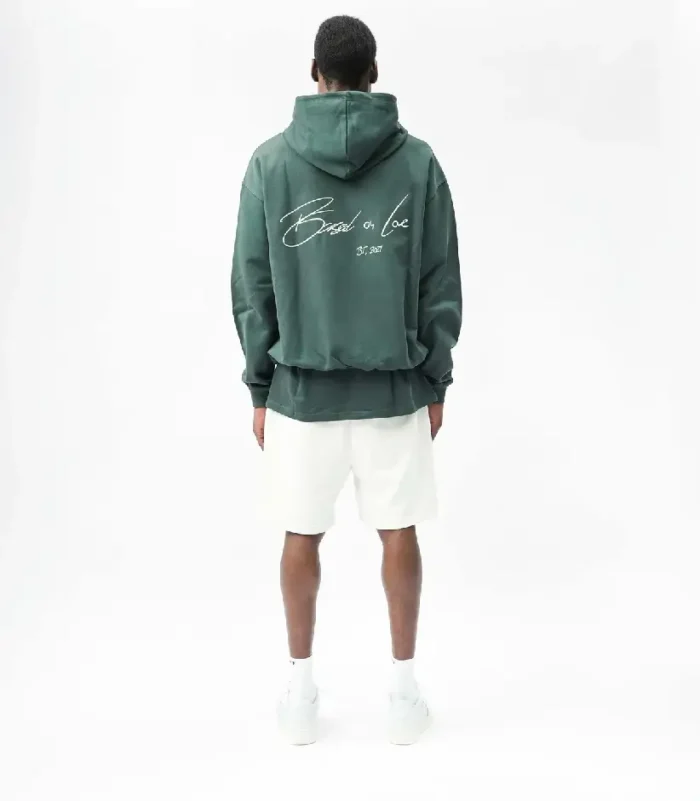 99 Based Signature Hoodie Forest Green 1.webp