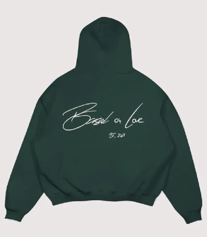 99 Based Signature Hoodie Forest Green 5.webp