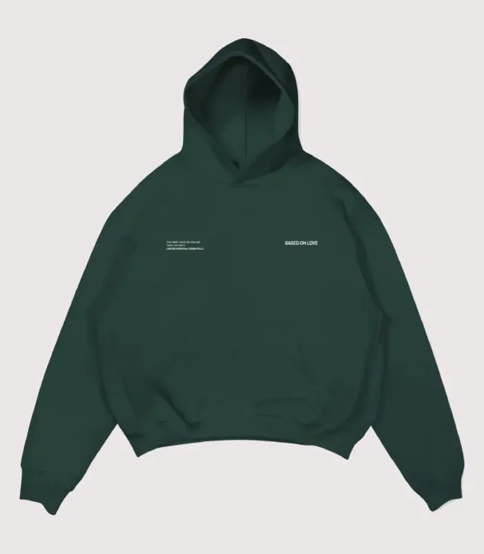 99 Based Signature Hoodie Forest Green 6.webp